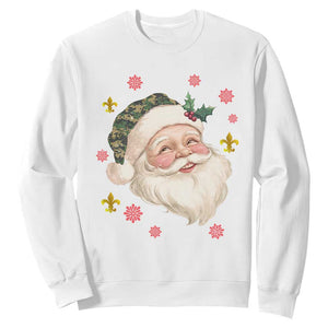 Funny Christmas Cajun Louisiana Santa Papa Noel Sweatshirt TS11 White Print Your Wear