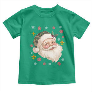 Funny Christmas Cajun Louisiana Santa Papa Noel Toddler T Shirt TS11 Irish Green Print Your Wear