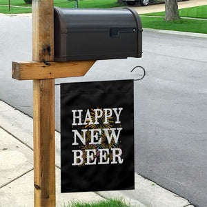 Funny Happy New Beer New Year Garden Flag NYE Party Beer Lover Firework TS11 Print Your Wear