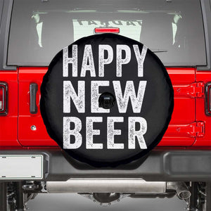 Funny Happy New Beers New Year Spare Tire Cover NYE Party Beer Lover TS11 Black Print Your Wear