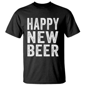 Funny Happy New Beers New Year T Shirt NYE Party Beer Lover TS11 Black Print Your Wear