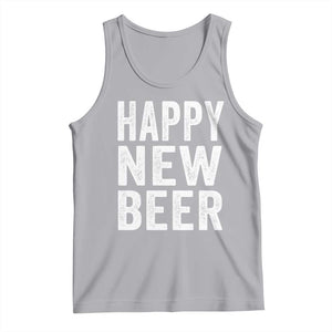 Funny Happy New Beers New Year Tank Top NYE Party Beer Lover TS11 Athletic Heather Print Your Wear