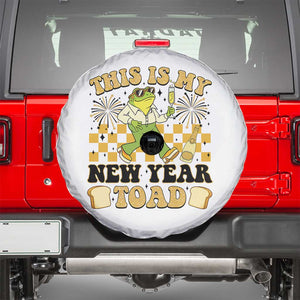 Funny New Years Eve Spare Tire Cover This Is My New Year Toad Frog Pun TS11 White Print Your Wear