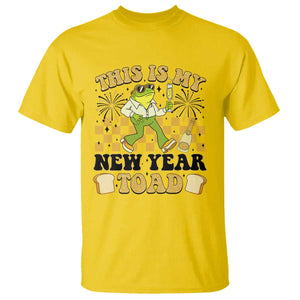 Funny New Years Eve T Shirt This Is My New Year Toad Frog Pun TS11 Daisy Print Your Wear