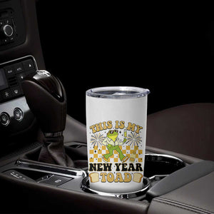 Funny New Years Eve Tumbler Cup This Is My New Year Toad Frog Pun TS11 Print Your Wear