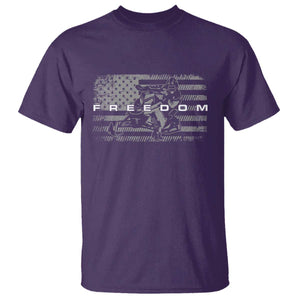 American Flag Snowmobile Freedom Winter Sport T Shirt TS11 Purple Print Your Wear
