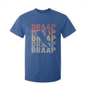 Snowmobile Braaap T Shirt For Kid Retro Snowcross Snow Sled Winter Sport TS11 Royal Blue Print Your Wear