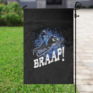 Snowmobile Braaap Garden Flag Snowcross Snow Sled Extreme Outdoor Winter Sports TS11 Print Your Wear