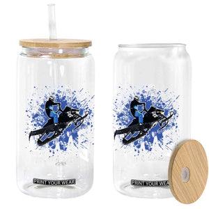 Snowmobile Braaap Glass Can Snowcross Snow Sled Extreme Outdoor Winter Sports TS11 Print Your Wear
