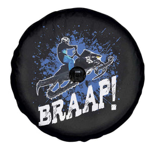 Snowmobile Braaap Spare Tire Cover Snowcross Snow Sled Extreme Outdoor Winter Sports TS11 Print Your Wear