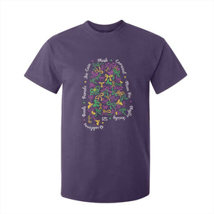 Funny Mardi Gras Alabama Map Coquette Bow T Shirt For Kid Moon Pie Carnival Joe Cain Beads TS11 Purple Print Your Wear