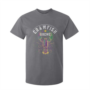 Funny Cajun Crawfish Boil Mardi Gras T Shirt For Kid Crawfish Krewe TS11 Charcoal Print Your Wear