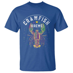 Funny Cajun Crawfish Boil Mardi Gras T Shirt Crawfish Krewe TS11 Royal Blue Print Your Wear