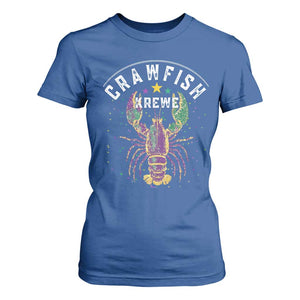 Funny Cajun Crawfish Boil Mardi Gras T Shirt For Women Crawfish Krewe TS11 Royal Blue Print Your Wear
