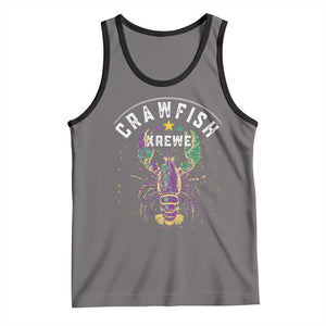 Funny Cajun Crawfish Boil Mardi Gras Tank Top Crawfish Krewe TS11 Deep Heather Black Print Your Wear