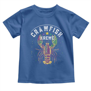 Funny Cajun Crawfish Boil Mardi Gras Toddler T Shirt Crawfish Krewe TS11 Royal Blue Print Your Wear