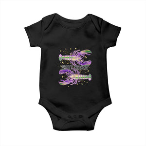 Funny Cajun Crawfish Boil Mardi Gras Baby Onesie What's Crackin TS11 Black Print Your Wear