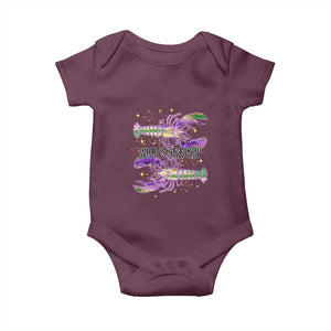Funny Cajun Crawfish Boil Mardi Gras Baby Onesie What's Crackin TS11 Maroon Print Your Wear
