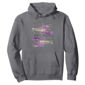 Funny Cajun Crawfish Boil Mardi Gras Hoodie What's Crackin TS11 Charcoal Print Your Wear