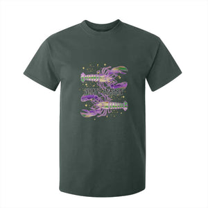Funny Cajun Crawfish Boil Mardi Gras T Shirt For Kid What's Crackin TS11 Dark Forest Green Print Your Wear