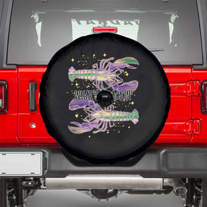 Funny Cajun Crawfish Boil Mardi Gras Spare Tire Cover What's Crackin TS11 Black Print Your Wear