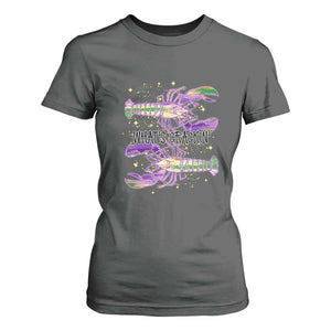 Funny Cajun Crawfish Boil Mardi Gras T Shirt For Women What's Crackin TS11 Dark Heather Print Your Wear
