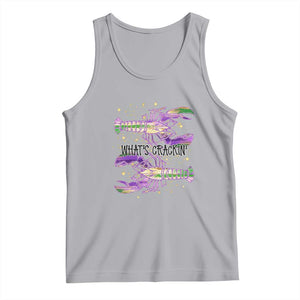 Funny Cajun Crawfish Boil Mardi Gras Tank Top What's Crackin TS11 Athletic Heather Print Your Wear