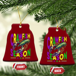 Funny Cajun Crawfish Boil Mardi Gras Ceramic Ornament Crawfish Season Fleur De Lis TS11 Print Your Wear