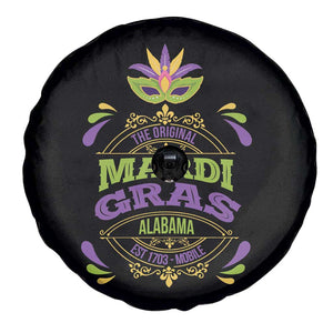 Funny The Original Mardi Gras Mobile Alabama Est 1703 Spare Tire Cover TS11 Print Your Wear