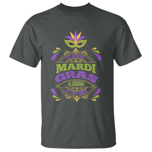 Funny The Original Mardi Gras Mobile Alabama Est 1703 T Shirt TS11 Dark Heather Print Your Wear