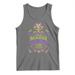 Funny The Original Mardi Gras Mobile Alabama Est 1703 Tank Top TS11 Black Heather Print Your Wear
