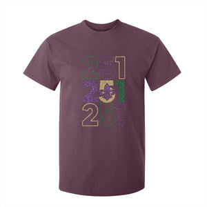 Funny Mobile Mardi Gras 251 T Shirt For Kid Glitter Print Area Code TS11 Maroon Print Your Wear