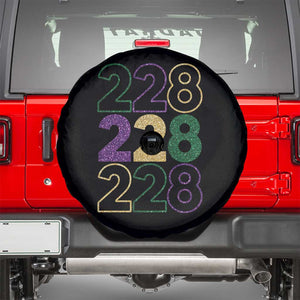 Funny The Coast Mardi Gras 228 Spare Tire Cover Glitter Print Area Code TS11 Black Print Your Wear