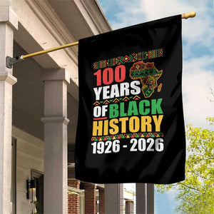 100 Years Of Black History 1926 2026 Centennial Garden Flag Africa Map TS11 Print Your Wear