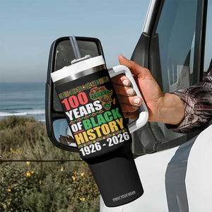100 Years Of Black History 1926 2026 Centennial Tumbler With Handle Africa Map TS11 Print Your Wear
