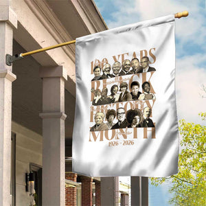 100 Years Of Black History Month Garden Flag African American Historical Figures TS11 Print Your Wear