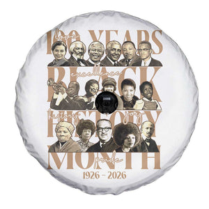 100 Years Of Black History Month Spare Tire Cover African American Historical Figures TS11 Print Your Wear