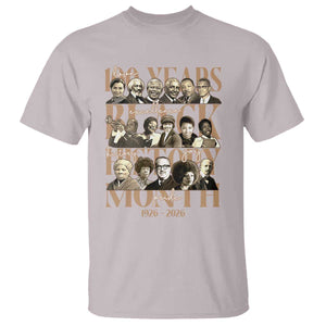 100 Years Of Black History Month T Shirt African American Historical Figures TS11 Ice Gray Print Your Wear