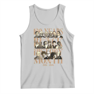 100 Years Of Black History Month Tank Top African American Historical Figures TS11 Ash Print Your Wear