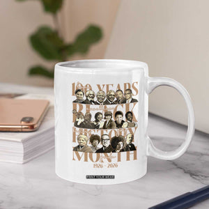100 Years Of Black History Month Coffee Mug African American Historical Figures TS11 Print Your Wear