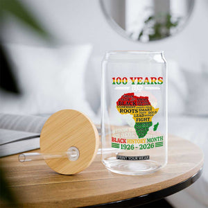 100 Years Of Black History Month Glass Can Centennial Of Black Culture TS11 Print Your Wear