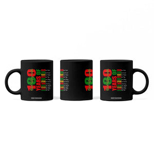 100 Years Of Black History Coffee Mug African American Historical Figures African American Teacher TS11 Print Your Wear