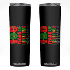 100 Years Of Black History Skinny Tumbler African American Historical Figures African American Teacher TS11 Black Print Your Wear
