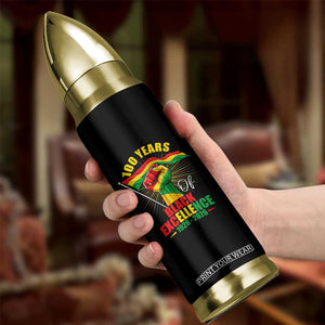 100 Years Of Black Excellence Bullet Tumbler Centennial Black History Month TS11 Print Your Wear