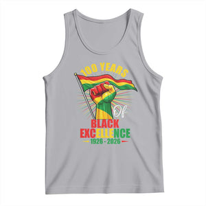 100 Years Of Black Excellence Tank Top Centennial Black History Month TS11 Athletic Heather Print Your Wear