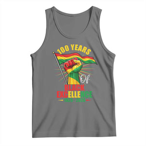 100 Years Of Black Excellence Tank Top Centennial Black History Month TS11 Black Heather Print Your Wear
