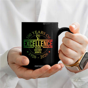 100 Years Of Excellence Black History Month 1926 2026 Coffee Mug TS11 Print Your Wear