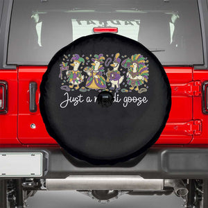Goose Mardi Gras Spare Tire Cover Funny Just A Mardi Goose New Orleans Carnival TS11 Black Print Your Wear