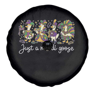 Goose Mardi Gras Spare Tire Cover Funny Just A Mardi Goose New Orleans Carnival TS11 Print Your Wear