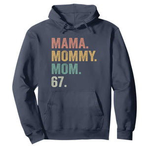 Mama Mommy Mom 67 Hoodie Funny Six Seven Mother's Day TS11 Navy Print Your Wear